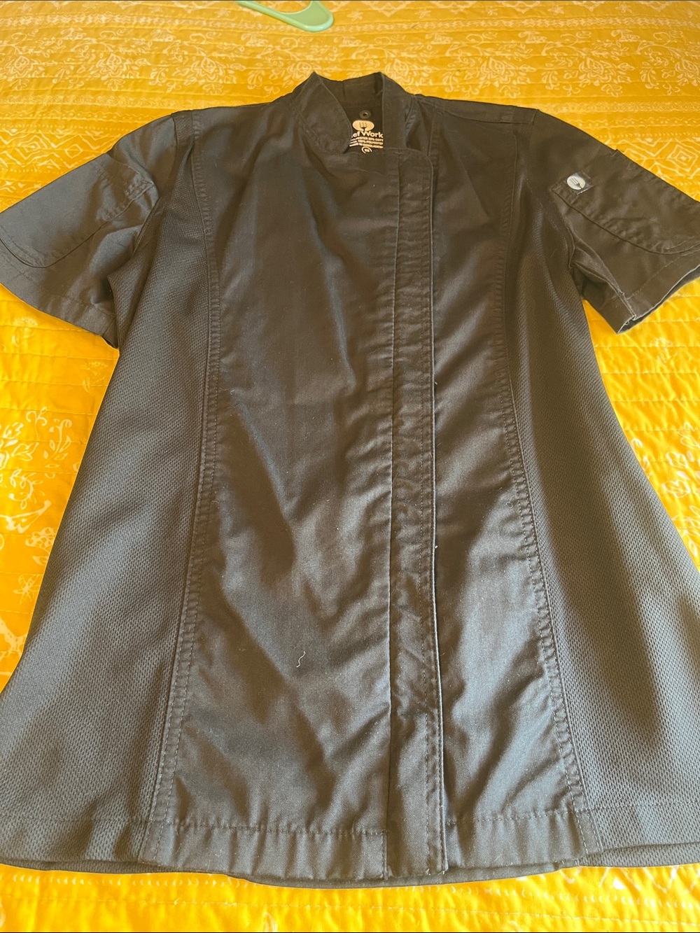 Chef Works women’s short sleeve chef’s coat